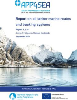Report on oil tanker marine routes and tracking systems - Report T.2.2.1 Jorma Rytkönen & Markus Santasalo - APP4SEA