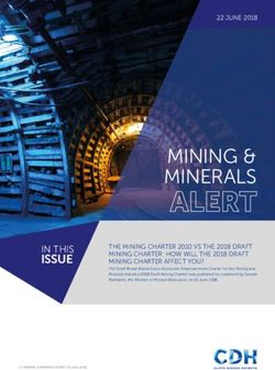 ALERT MINING & MINERALS - Cliffe Dekker Hofmeyr