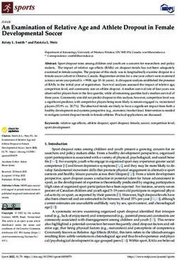 An Examination of Relative Age and Athlete Dropout in Female Developmental Soccer - MDPI