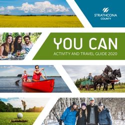 ACTIVITY AND TRAVEL GUIDE 2020