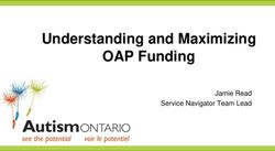 Understanding and Maximizing OAP Funding - Jamie Read Service Navigator Team Lead