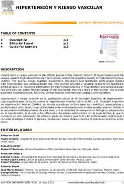 HIPERTENSIÓN Y RIESGO VASCULAR - Elsevier