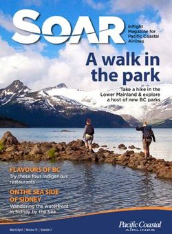 A walk in the park - Pacific Coastal Airlines