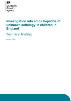 Investigation into acute hepatitis of unknown aetiology in children in England - Technical briefing - GOV.UK