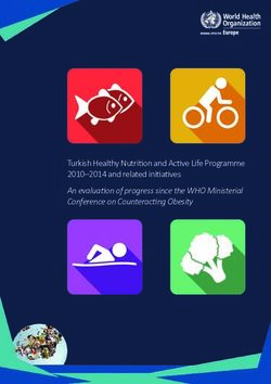 Ak An evaluation of progress since the WHO Ministerial Conference on Counteracting Obesity