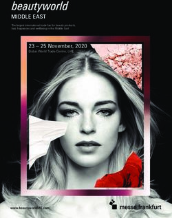 23 25 November, 2020 - Dubai World Trade Centre, UAE - www.beautyworldME.com - Messe ...