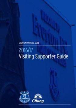 2016/17 Visiting Supporter Guide - EVERTON FOOTBALL CLUB