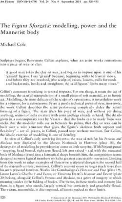 The Figura Sforzata: modelling, power and the Mannerist body