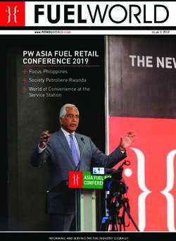PW ASIA FUEL RETAIL CONFERENCE 2019 - Focus Philippines Society Petroliere Rwanda World of Convenience at the Service Station - Petrol World