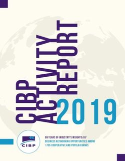 2019C 69 YEARS OF INDUSTRY'S INSIGHTS / BUSINESS NETWORKING OPPORTUNITIES AMONG 1705 COOPERATIVE AND POPULAR BANKS - CIBP