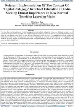 Relevant Implementation Of The Concept Of 'Digital Pedagogy' In School Education In India Seeking Utmost Importance In New Normal Teaching ...