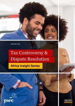 TAX CONTROVERSY & DISPUTE RESOLUTION - AFRICA INSIGHT SERIES - PWC