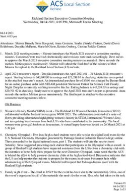 Richland Section Executive Committee Meeting Wednesday, 04/14/2021, 6:05 PM, Microsoft Teams Meeting