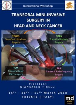 TRANSORAL MINI-INVASIVE SURGERY IN HEAD AND NECK CANCER