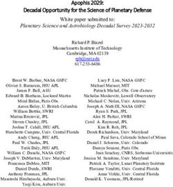 Apophis 2029: Decadal Opportunity for the Science of Planetary Defense - Colorado School of Mines