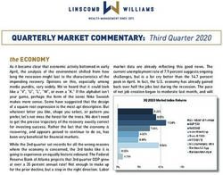 QUARTERLY MARKET COMMENTARY: Third Quarter 2020