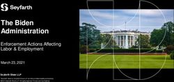 The Biden Administration - Enforcement Actions Affecting Labor & Employment - Seyfarth Shaw LLP