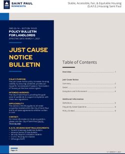 JUST CAUSE NOTICE BULLETIN - City of Saint Paul