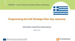 Programming the CAP Strategic Plan: Key resources - SHERPA