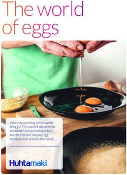 The world of eggs - What's happening in the world of eggs? The market movements, consumer behaviours and key trends that are shaping egg ...