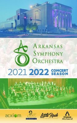ASO COVER - Arkansas symphony orchestra