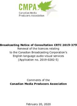 Broadcasting Notice of Consultation CRTC 2019-379