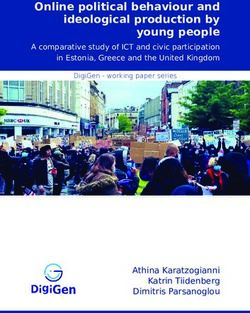 Online political behaviour and ideological production by young people - A comparative study of ICT and civic participation in Estonia, Greece and ...