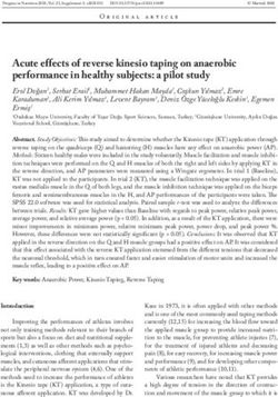 Acute effects of reverse kinesio taping on anaerobic performance in healthy subjects: a pilot study - Mattioli Journals