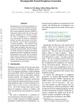 Decomposable Neural Paraphrase Generation