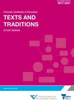 TEXTS AND TRADITIONS STUDY DESIGN - Victorian Certificate of Education - www.vcaa.vic.edu.au - Victorian ...
