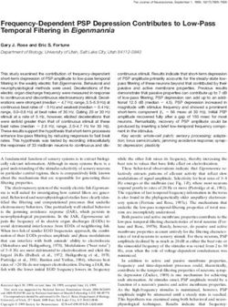 Frequency-Dependent PSP Depression Contributes to Low-Pass Temporal Filtering in Eigenmannia