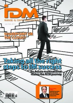 Taking all the right steps to IM success - SHAREPOINT OR THE CLOUD? - An Aussie multinational makes the ECM journey