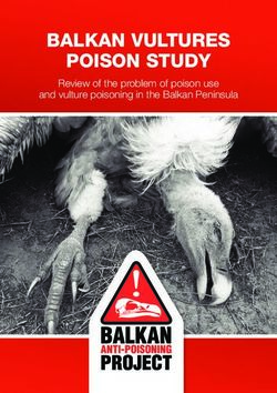 BALKAN VULTURES POISON STUDY - Review of the problem of poison use and vulture poisoning in the Balkan Peninsula - Avifauna.cz