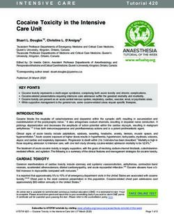 Cocaine Toxicity in the Intensive Care Unit - ATOTW 420