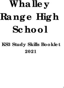Whalley Range High School - KS3 Study Skills Booklet 2021 - Whalley Range 11-18 High ...