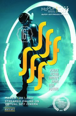 MARCH 20 2021 STREAMED ONLINE ON VIRTUAL SIFF CINEMA