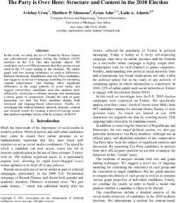 The Party is Over Here: Structure and Content in the 2010 Election