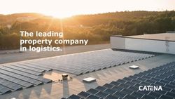 The leading property company in logistics - Catena Fastigheter
