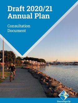 Draft 2020/21 Annual Plan - Consultation Document - Tauranga City Council