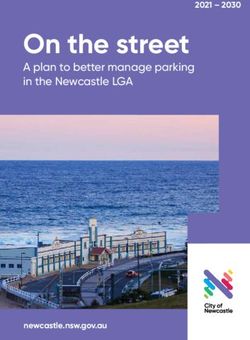 On the street A plan to better manage parking in the Newcastle LGA 2021 - 2030 - NSW Government
