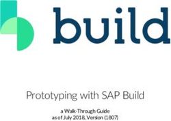 Prototyping with SAP Build - a Walk-Through Guide as of July 2018, Version (1807)