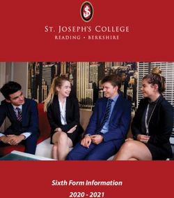 Sixth Form Information 2020 2021 - St Joseph's College