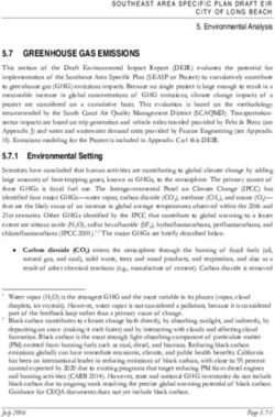 5.7 GREENHOUSE GAS EMISSIONS - City of Long Beach