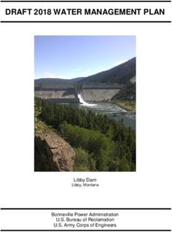 DRAFT 2018 WATER MANAGEMENT PLAN - Libby Dam Libby, Montana - Columbia River Basin Water ...