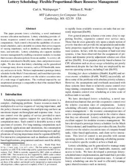 Lottery Scheduling: Flexible Proportional-Share Resource Management