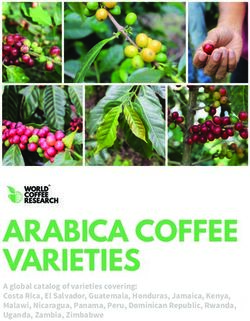 ARABICA COFFEE VARIETIES - A global catalog of varieties covering: Costa Rica, El Salvador, Guatemala, Honduras, Jamaica, Kenya, Malawi ...