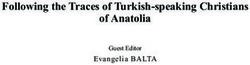 Following the Traces of Turkish-speaking Christians of Anatolia - Evangelia BALTA - Ca' Foscari