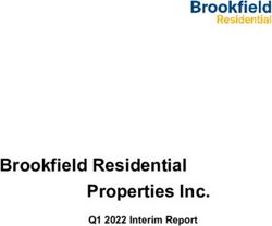 Brookfield Residential Properties Inc - Q1 2022 Interim Report