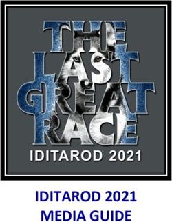 IDITAROD 2021 MEDIA GUIDE