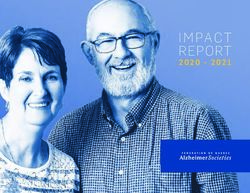 I M PACT REPORT 2020 2021 - Alzheimer Society of Canada